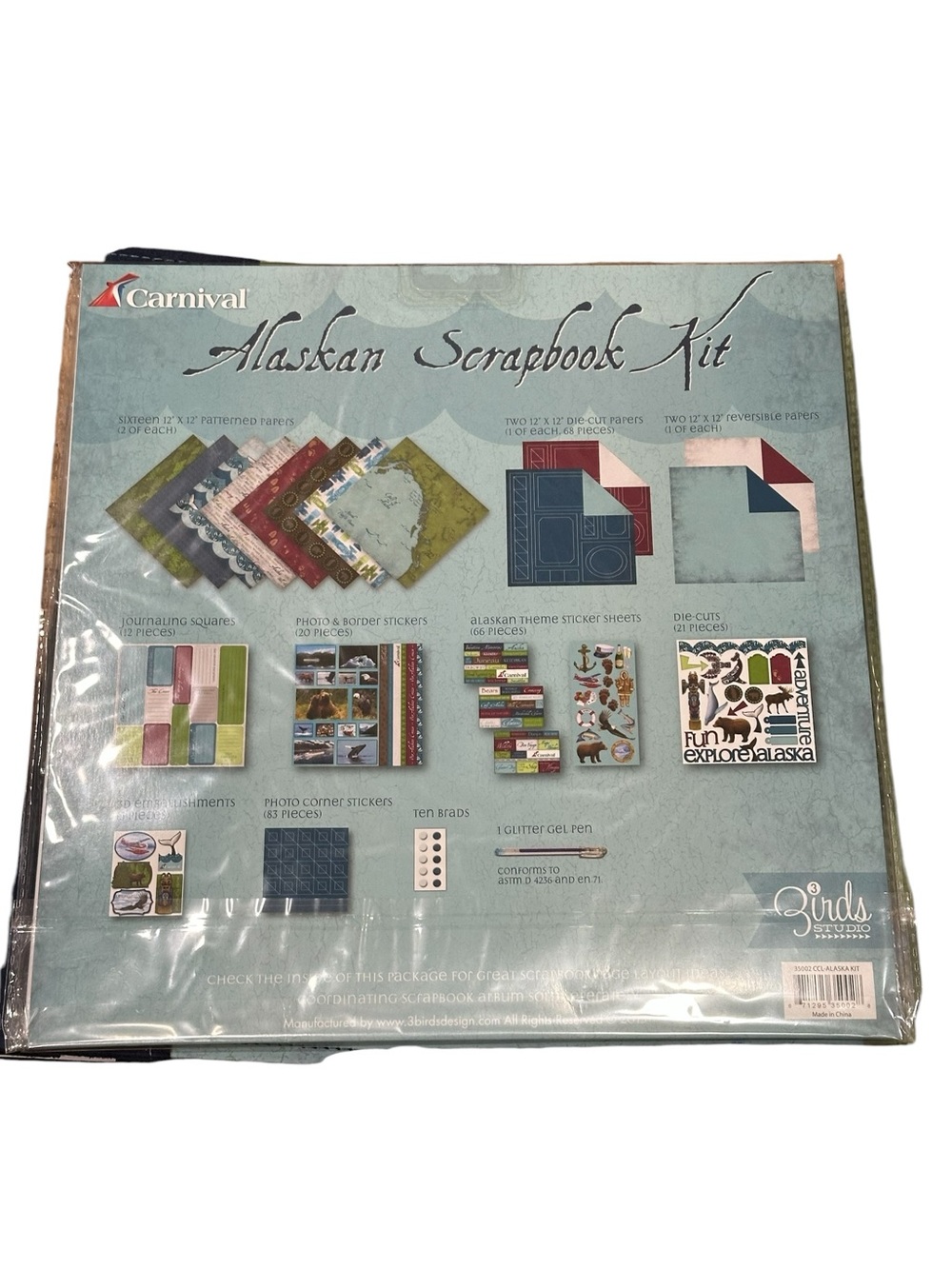 Carnival Cruise Alaska Photo Scrapbook w/ 2 Kits - Picture 7 of 16